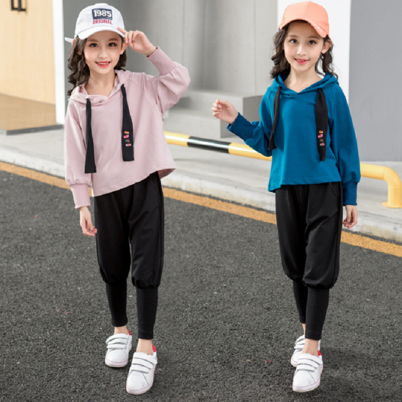 Sports girls clothing suits leisuregirls clothing hoodies + pants 2-piece suits children and adolescents girls' clothing, Blue
Sports girls clothing suits leisuregirls clothing hoodies + pants 2-piece suits children and adolescents girls' clothing, Blue