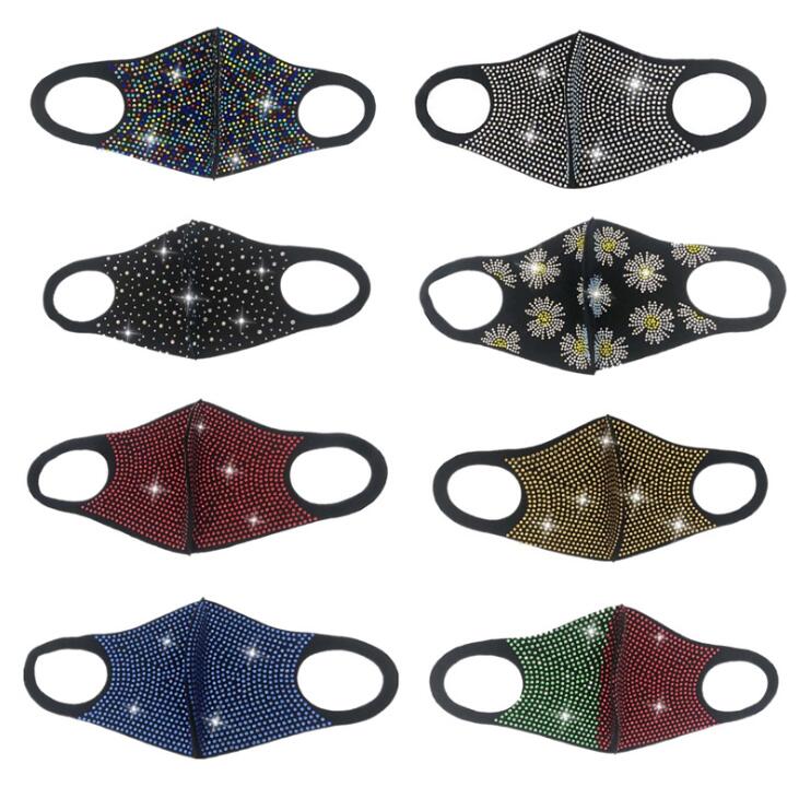 Sequins Masks Fashion Bling Bling Face Masks Dustproof Diamond Protective Mask Washable Reusable Rhinestones Face Mask CGY450
Sequins Masks Fashion Bling Bling Face Masks Dustproof Diamond Protective Mask Washable Reusable Rhinestones Face Mask CGY450