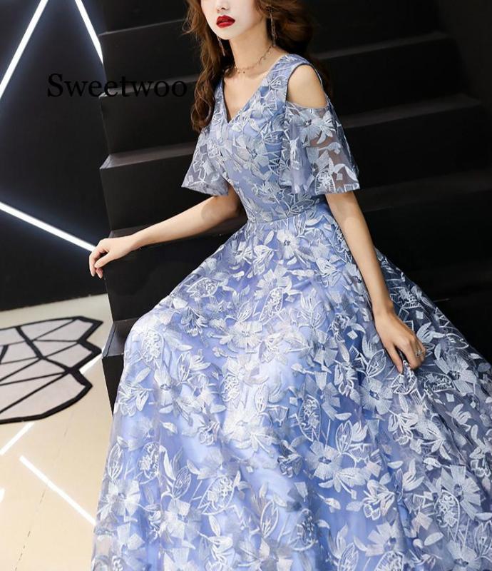 Fashion Elegant Ladies Women Sexy Long Sleeve High Waist Long Dress Lace Slim Fit V Neck Party Formal Maxi Mesh Dress Blue/pink
Fashion Elegant Ladies Women Sexy Long Sleeve High Waist Long Dress Lace Slim Fit V Neck Party Formal Maxi Mesh Dress Blue/pink