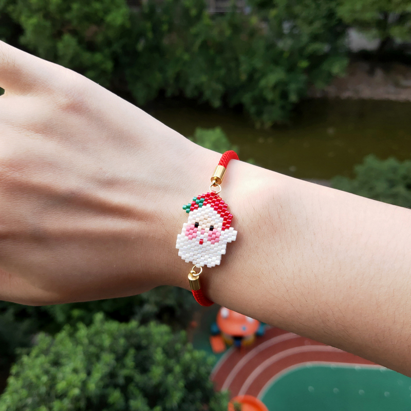 FAIRYWOO Merry Christmas Gift Jewelry For Women Red Rope Bracelet Miyuki Bead Friendship Bracelets Stainless Steel Accessories
FAIRYWOO Merry Christmas Gift Jewelry For Women Red Rope Bracelet Miyuki Bead Friendship Bracelets Stainless Steel Accessories