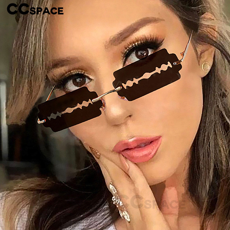 49103 Rimless Hollow Square Personality Sunglasses Men Women Fashion Shades UV400 Vintage Glasses
49103 Rimless Hollow Square Personality Sunglasses Men Women Fashion Shades UV400 Vintage Glasses