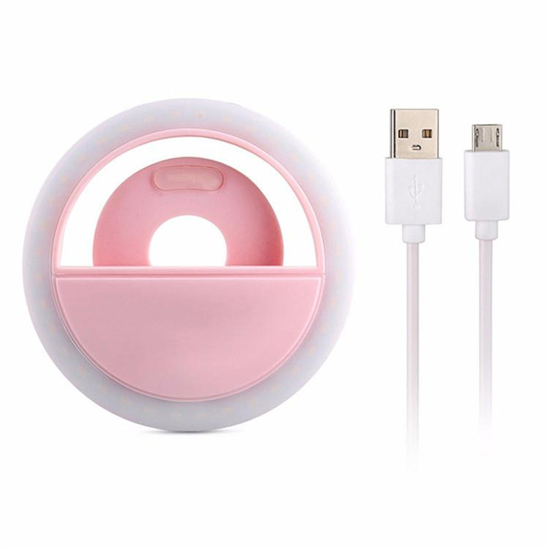 Ring Light Phone Flash Selfie Light Mini Led Video Light Lamp Suitable for Mobile Phone Selfie Brightness Photography Lamp