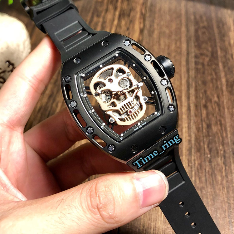 High version RM052 Skeleton Dial Black Steel Case Japan Miyota Automatic Movement RM052 Mens Watch Black Rubber Strap Luxry Sport Watches, Professional waterproof
High version RM052 Skeleton Dial Black Steel Case Japan Miyota Automatic Movement RM052 Mens Watch Black Rubber Strap Luxry Sport Watches, Professional waterproof