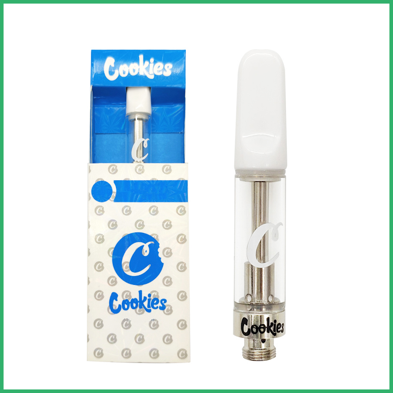 2020 Newest empty Cookies Carts Ceramic Coil Atomizer 0.8 1.0ml carts silver thick Oil Vaporizers vape pen Glass Tank Cooky
2020 Newest empty Cookies Carts Ceramic Coil Atomizer 0.8 1.0ml carts silver thick Oil Vaporizers vape pen Glass Tank Cooky