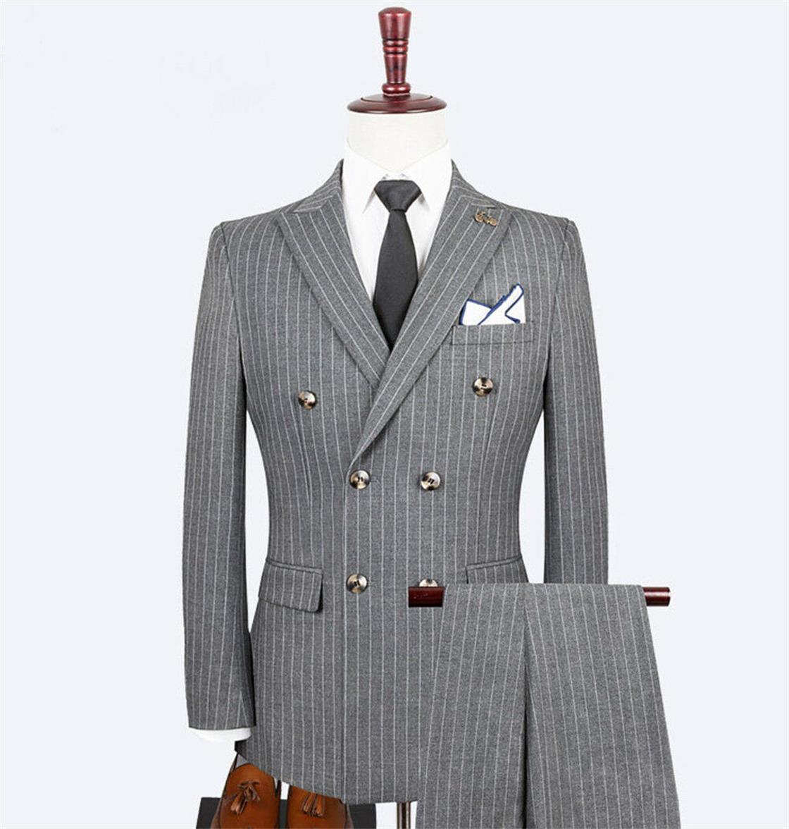 2020 Stripe Mens Suit Three Piece Large Size Double Breasted Valentino Multi Button Costumes De Smoking Pour Hommes, Black
2020 Stripe Mens Suit Three Piece Large Size Double Breasted Valentino Multi Button Costumes De Smoking Pour Hommes, Black