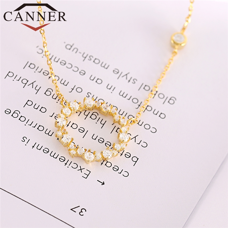 Januarysnow Real Pure 925 Sterling Silver Chain Necklace Round Zircon Necklace Gold Color Clavicle Choker for Woman Fashion Hot Sale
Januarysnow Real Pure 925 Sterling Silver Chain Necklace Round Zircon Necklace Gold Color Clavicle Choker for Woman Fashion Hot Sale