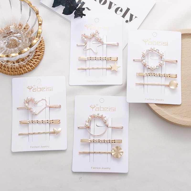 Ins New Pearl Rhine Stone Hairpins Women Girls Barrettes Headwear Trendy One Clip Fashion Hair Accessories Geometric Hairgrip
Ins New Pearl Rhine Stone Hairpins Women Girls Barrettes Headwear Trendy One Clip Fashion Hair Accessories Geometric Hairgrip
