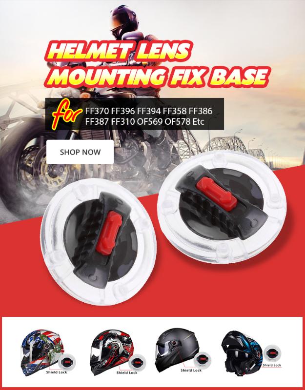 1 Pair Motorcycle Helmet Lens Mounting Fix Base For LS2 Helmet Lens FF370/396/394/358/386/387/310 OF569/578 Etc 40mm*40mm 2020, Black red
1 Pair Motorcycle Helmet Lens Mounting Fix Base For LS2 Helmet Lens FF370/396/394/358/386/387/310 OF569/578 Etc 40mm*40mm 2020, Black red