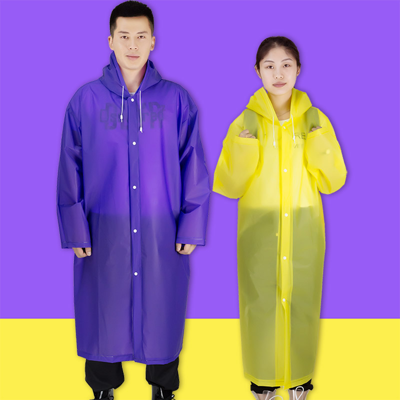 Long Universal Raincoat Women Men EVA Travel Rain Poncho Rainwear Cover NOT Disposable Waterproof Camping Hooded Raincoat
Long Universal Raincoat Women Men EVA Travel Rain Poncho Rainwear Cover NOT Disposable Waterproof Camping Hooded Raincoat