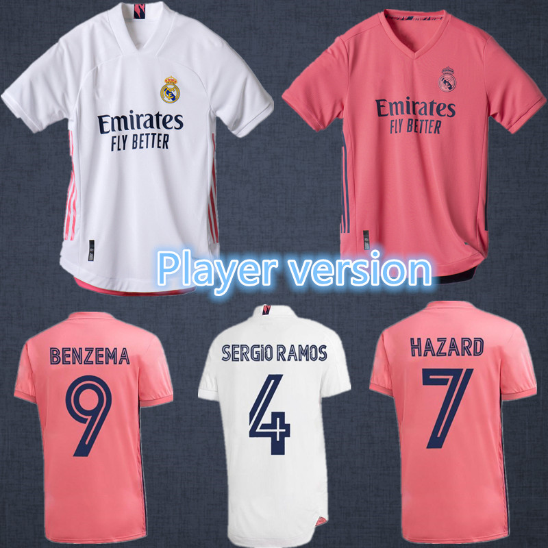 

2020 2021 soccer jerseys real Madrid 20 21 VINICIUS RODRYGO MODRIC football shirt HAZARD JOVIC BENZEMA camiseta de futbol, Player version+patch