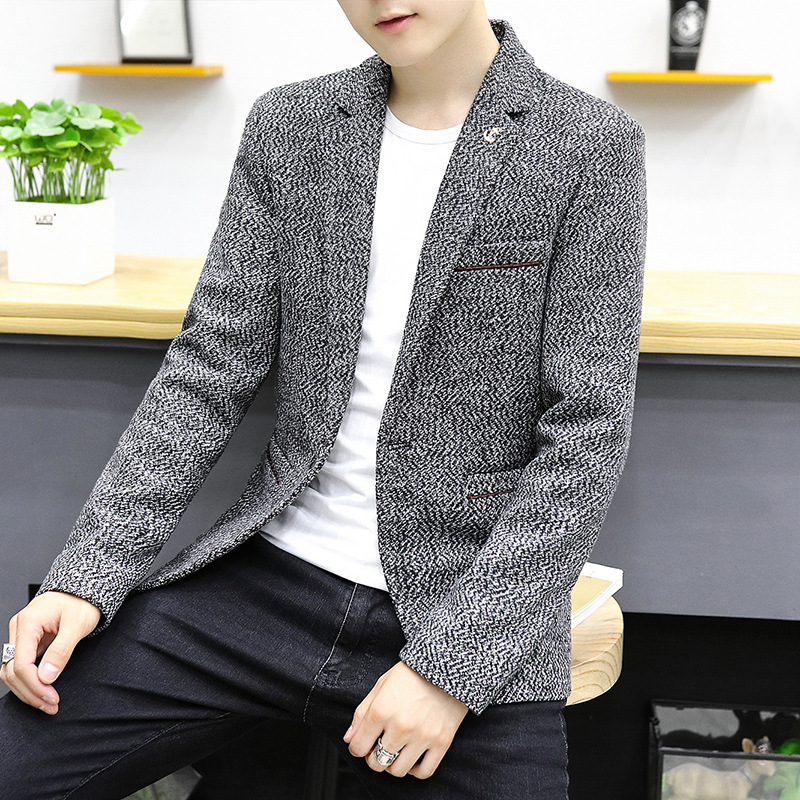 Men Leisure Suit Slim Fit Thick-Suit Korean-style Trend Youth Suit MEN'S Coat New Style, Khaki
Men Leisure Suit Slim Fit Thick-Suit Korean-style Trend Youth Suit MEN'S Coat New Style, Khaki