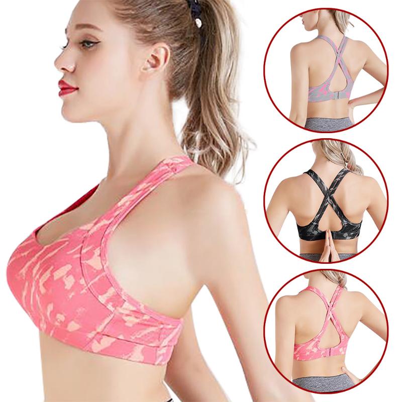 Ladies Cross Strap Back Women Sports Bra Professional Quick Dry Padded Shockproof Gym Fitness Running Yoga Sport Brassiere#p4, Black
Ladies Cross Strap Back Women Sports Bra Professional Quick Dry Padded Shockproof Gym Fitness Running Yoga Sport Brassiere#p4, Black