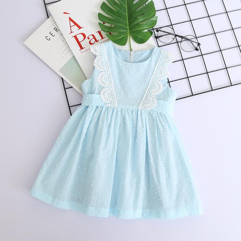 Wholesale Girls Summer Lace Cotton Dress Children Clothes Light Blue Sleeveless Causal Drawstring Dresses 2-7Y LT010, Sky blue
Wholesale Girls Summer Lace Cotton Dress Children Clothes Light Blue Sleeveless Causal Drawstring Dresses 2-7Y LT010, Sky blue
