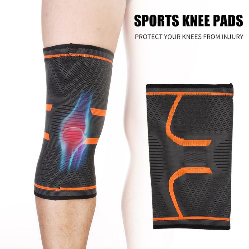1pcs Elastic Knee Pads Nylon Sports Fitness Kneepad Fitness Gear Running Basketball Volleyball Support Anti-slip Sports Kneepad, Orange
1pcs Elastic Knee Pads Nylon Sports Fitness Kneepad Fitness Gear Running Basketball Volleyball Support Anti-slip Sports Kneepad, Orange