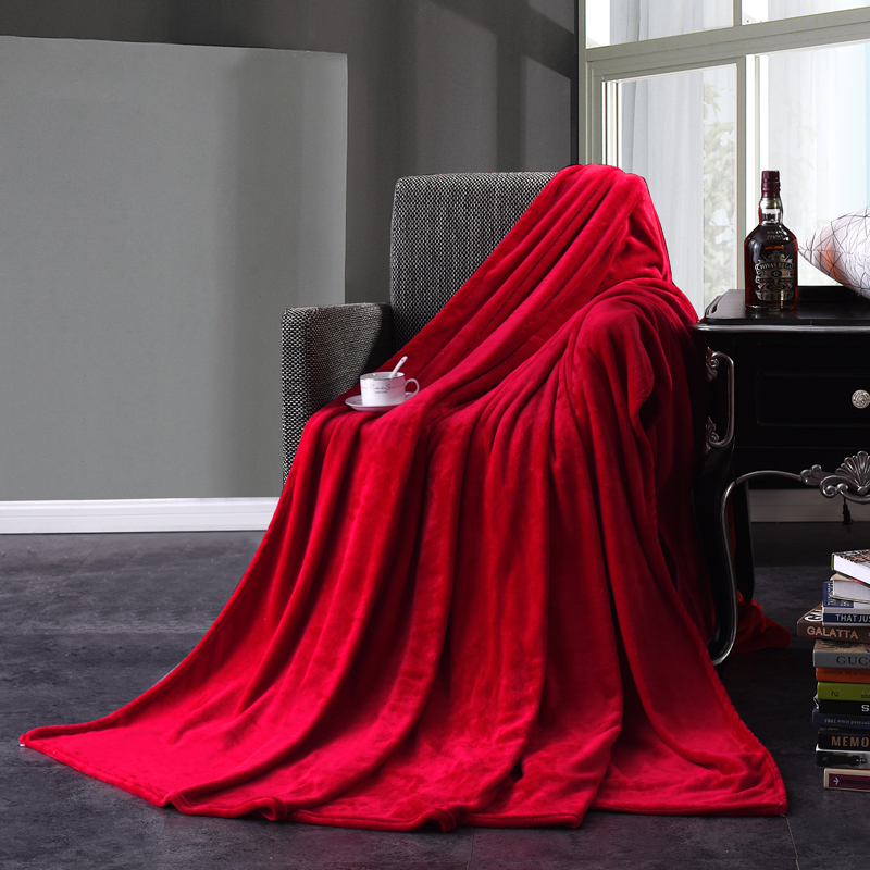 Red Flannel Blanket Soft Throw Blanket On Sofa Bed Plane Travel Plaids Adult Home Textile Solid Color Travel Blanket43
Red Flannel Blanket Soft Throw Blanket On Sofa Bed Plane Travel Plaids Adult Home Textile Solid Color Travel Blanket43