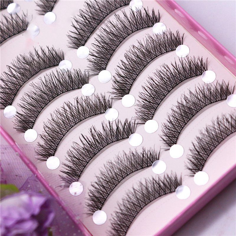 Natural False Eyelashes,10 Pairs/set 3D Fake Eyelashes Soft Long Cross Eyelash Extension Beauty Tools
Natural False Eyelashes,10 Pairs/set 3D Fake Eyelashes Soft Long Cross Eyelash Extension Beauty Tools