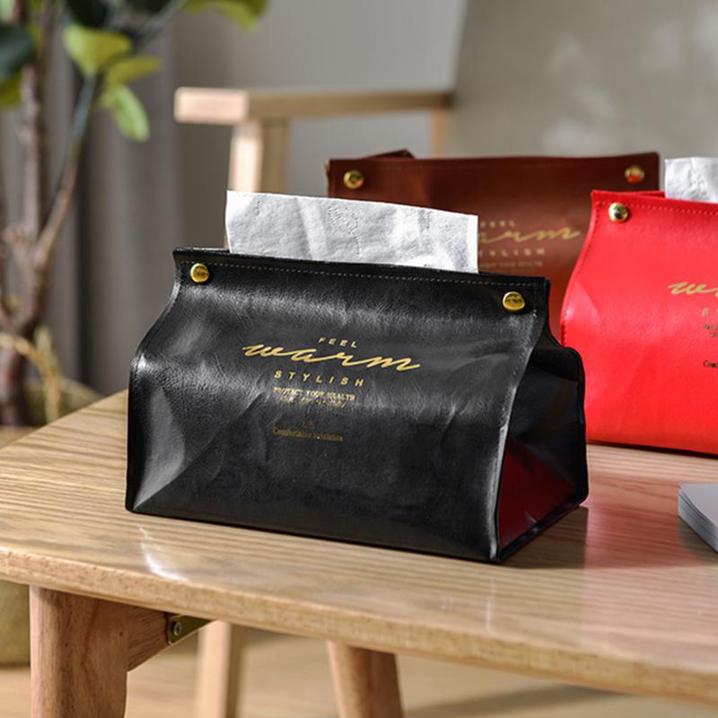 Desktop Napkin Pumping Paper Tissue Box Practical Durable Multi-functional Classic Leather Storage Container Home Decor
Desktop Napkin Pumping Paper Tissue Box Practical Durable Multi-functional Classic Leather Storage Container Home Decor
