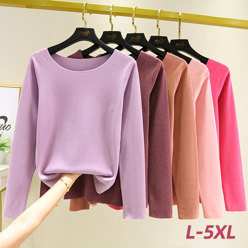 Dralon Seemless Warm T-shirt Women's 2020 Autumn and Winter New Style Korean-style Slim Fit Large Size Crew Neck Long Sleeve Bas, Blackish green
Dralon Seemless Warm T-shirt Women's 2020 Autumn and Winter New Style Korean-style Slim Fit Large Size Crew Neck Long Sleeve Bas, Blackish green