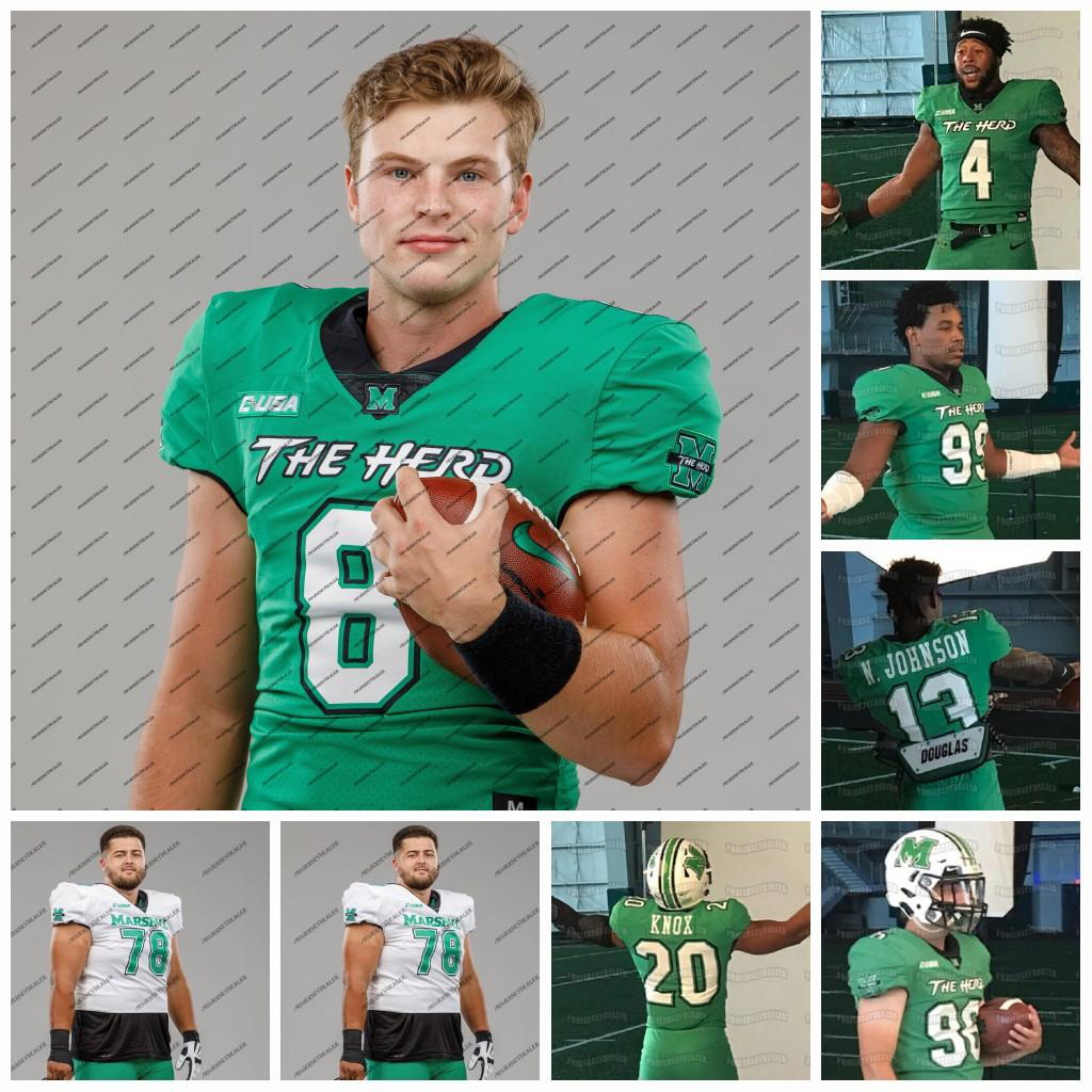 Marshall Thundering Herd 2020 8 Grant Wells Nazeeh Johnson 1 Derrek Pitts Jr. MORRISON BROOKS Alex Salguero NCAA College Football Jersey, Road white mens s-3xl
Marshall Thundering Herd 2020 8 Grant Wells Nazeeh Johnson 1 Derrek Pitts Jr. MORRISON BROOKS Alex Salguero NCAA College Football Jersey, Road white mens s-3xl