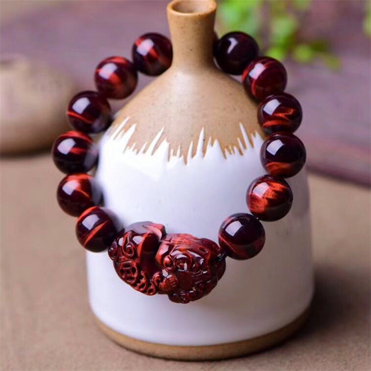 Genuine Natural Red Tiger Eye Bracelets Women Men Crystal Pi Xiu Shape Round Beads Bracelet Bangle 12mm 14mm 16mm 18mm
Genuine Natural Red Tiger Eye Bracelets Women Men Crystal Pi Xiu Shape Round Beads Bracelet Bangle 12mm 14mm 16mm 18mm