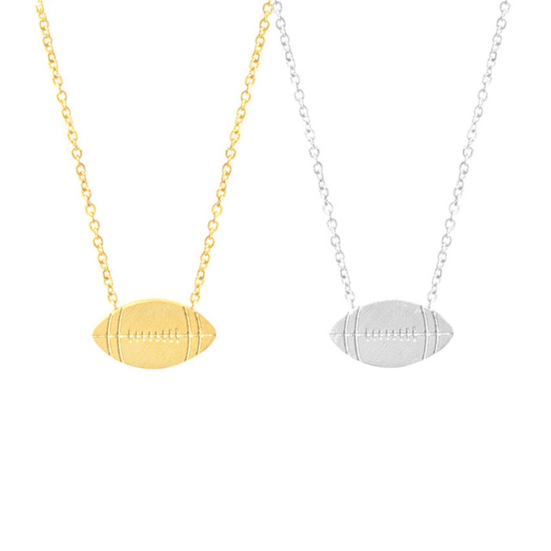 10pcs/lot American Football Necklace Rose Gold Rugby Ball Necklaces Women Sport Jewelry Stainless Steel Best Friendship Gift
10pcs/lot American Football Necklace Rose Gold Rugby Ball Necklaces Women Sport Jewelry Stainless Steel Best Friendship Gift