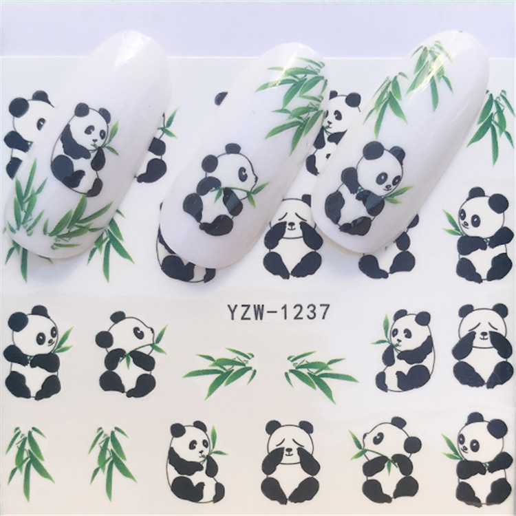 1 sheets DIY Nail Art Water Transfer Stickers china panda sweet love slider adhesive Watermark Decals Women Beauty Wedding Nails, White
1 sheets DIY Nail Art Water Transfer Stickers china panda sweet love slider adhesive Watermark Decals Women Beauty Wedding Nails, White