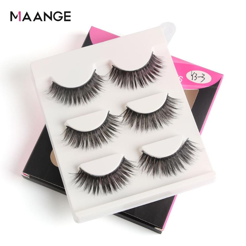 MAANGE 3 Pairs mink eyelashes 3d mink lashes natural long hand made false eyelashes 3d lashes eyelash extension maquiagem
MAANGE 3 Pairs mink eyelashes 3d mink lashes natural long hand made false eyelashes 3d lashes eyelash extension maquiagem