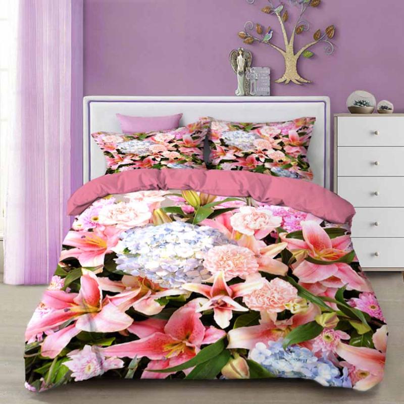 WOSTAR Duvet Cover King Size Queen Size Comforter Sets 3d printing lily flower luxury home textiles floral bedding set, White
WOSTAR Duvet Cover King Size Queen Size Comforter Sets 3d printing lily flower luxury home textiles floral bedding set, White