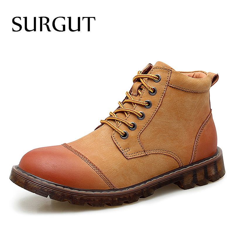 SURGUT Winter Boots Men Leather Ankle Boots Top Quality Keep Warm Snow Men Fashion Autumn Breathable Chaussure Homme, Winter brown
SURGUT Winter Boots Men Leather Ankle Boots Top Quality Keep Warm Snow Men Fashion Autumn Breathable Chaussure Homme, Winter brown