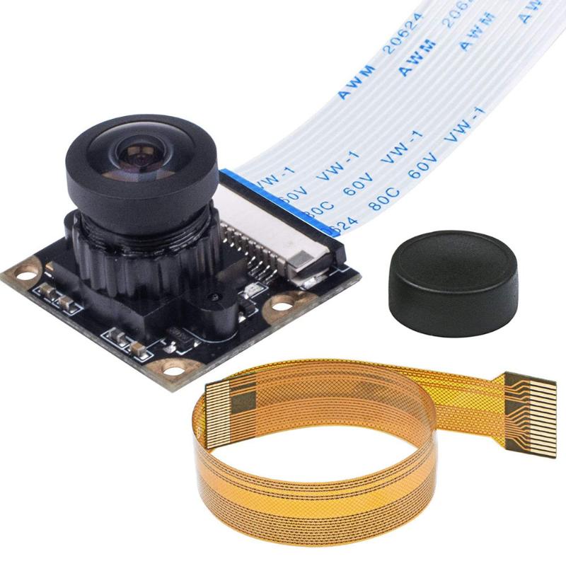 Raspberry Pi 3 Camera Module 160 ° 1080P pi Camera fisheye OV5647 Sensor with Flex Cable for Raspberry 4/ 3B /2B/ Zero
Raspberry Pi 3 Camera Module 160 ° 1080P pi Camera fisheye OV5647 Sensor with Flex Cable for Raspberry 4/ 3B /2B/ Zero