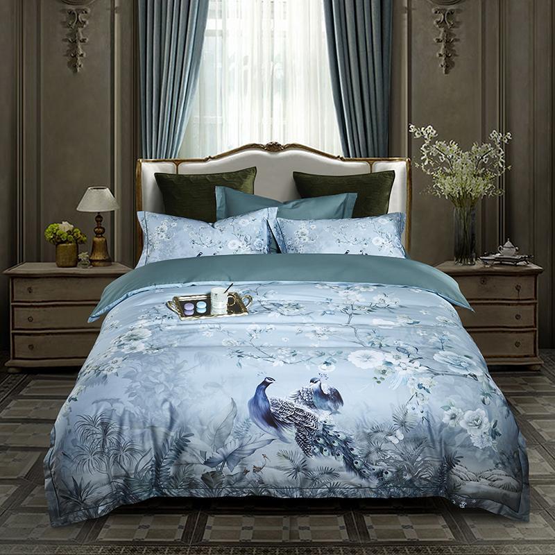 J2 New Peacock Bedding set King Queen size egyptian cotton duvet cover set bedclothes bed sheet bed linen
J2 New Peacock Bedding set King Queen size egyptian cotton duvet cover set bedclothes bed sheet bed linen