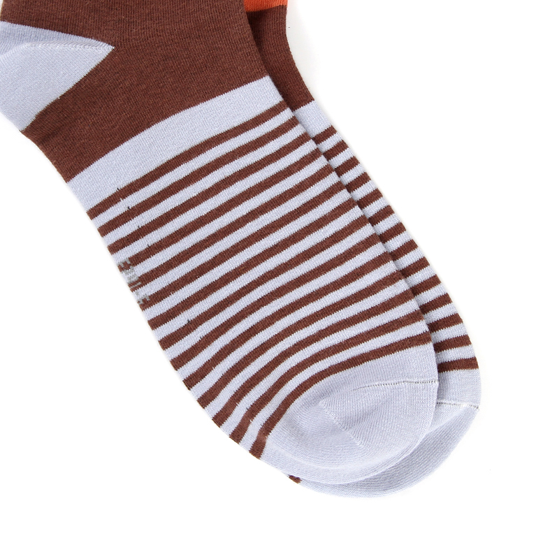 5 Pair/Lot Cotton Men's Socks Colorful Stripe Socks Fashions Compression Happy Crew Socks Men Big Size 39-45 200924