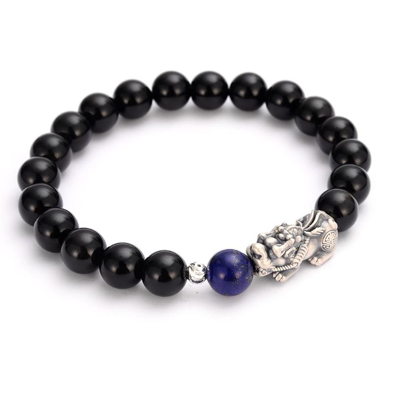 Pi Yao Charm Black Obsidian Stones Bracelets Couple Wealthy Money Symbol Lucky Jewelry
Pi Yao Charm Black Obsidian Stones Bracelets Couple Wealthy Money Symbol Lucky Jewelry