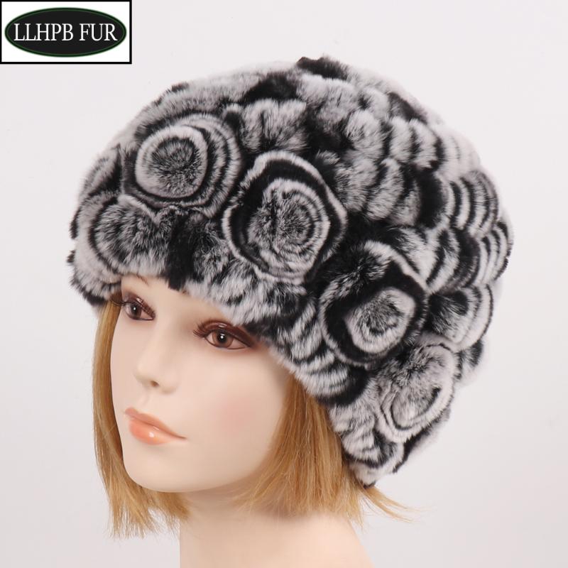 New Russia Winter Women Flower Striped Natural Real Fur Hats Lady Warm Knit Genuine Rex Fur Caps Outdoor Beanies Hats, Grey red 2
New Russia Winter Women Flower Striped Natural Real Fur Hats Lady Warm Knit Genuine Rex Fur Caps Outdoor Beanies Hats, Grey red 2