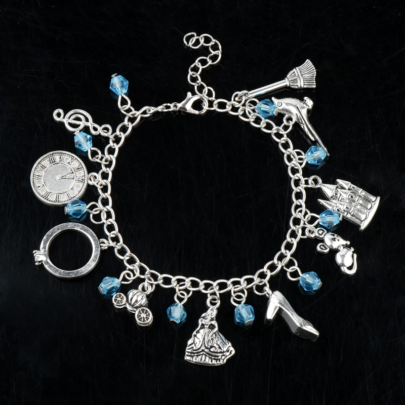 Once Upon a Time Jewelry Princess Cinderella High Heel/Dress/Pumpkin carriage Pendants Bangles Bracelets Charms Retro Bracelet
Once Upon a Time Jewelry Princess Cinderella High Heel/Dress/Pumpkin carriage Pendants Bangles Bracelets Charms Retro Bracelet