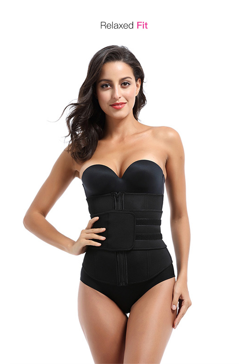 Neoprene Fabric Waist Trimmer Corset Cincher Fitness Sauna Sweat Belt with 7 Steel Bones Abdomen Tummy Shapewear Burning Fat Straps for Women DHL