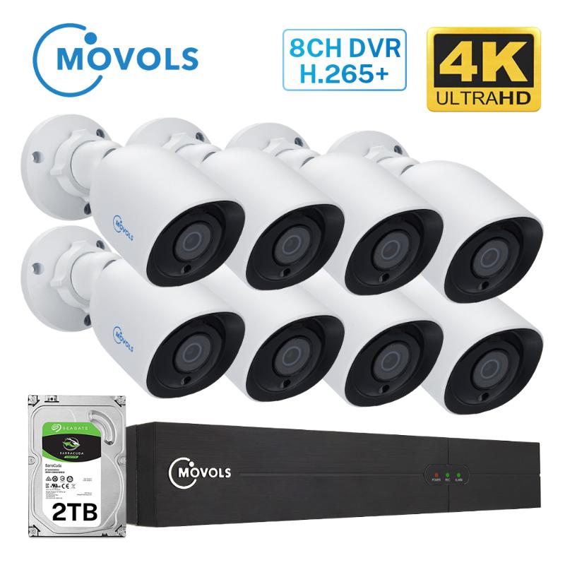 MOVOLS 8CH 4K Ultra HD CCTV Camera System H.265 CCTV Kit 8MP DVR Outdoor Home Waterproof Video Security Surveillance System
MOVOLS 8CH 4K Ultra HD CCTV Camera System H.265 CCTV Kit 8MP DVR Outdoor Home Waterproof Video Security Surveillance System