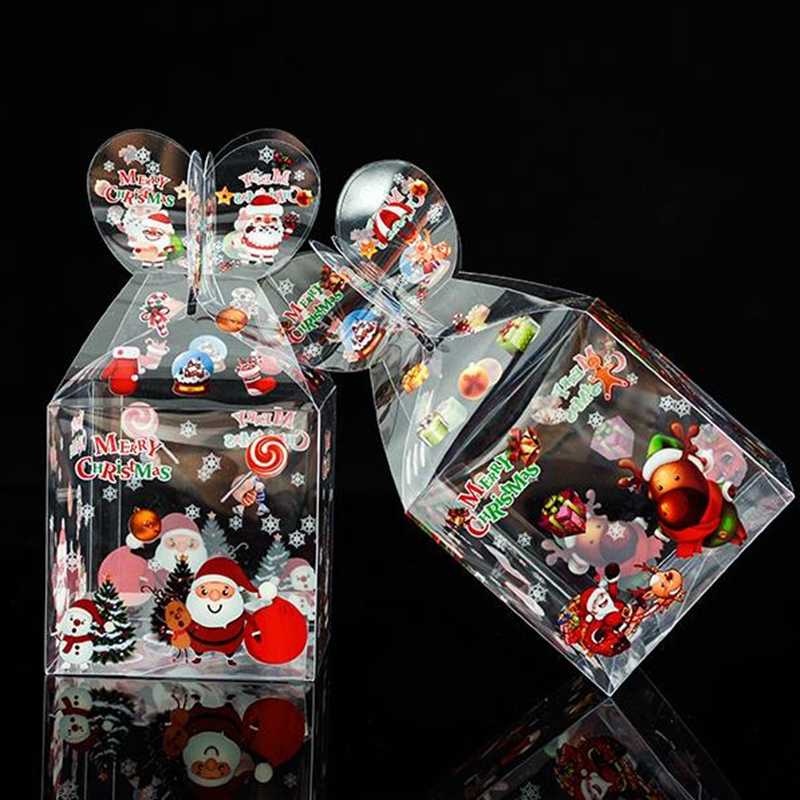 Christmas Eve Candy Box Transparent PVC Plastic Box Xmas Present Party Favour Gift Boxes Cartoon Portable Gift Packing Bag Clear
Christmas Eve Candy Box Transparent PVC Plastic Box Xmas Present Party Favour Gift Boxes Cartoon Portable Gift Packing Bag Clear