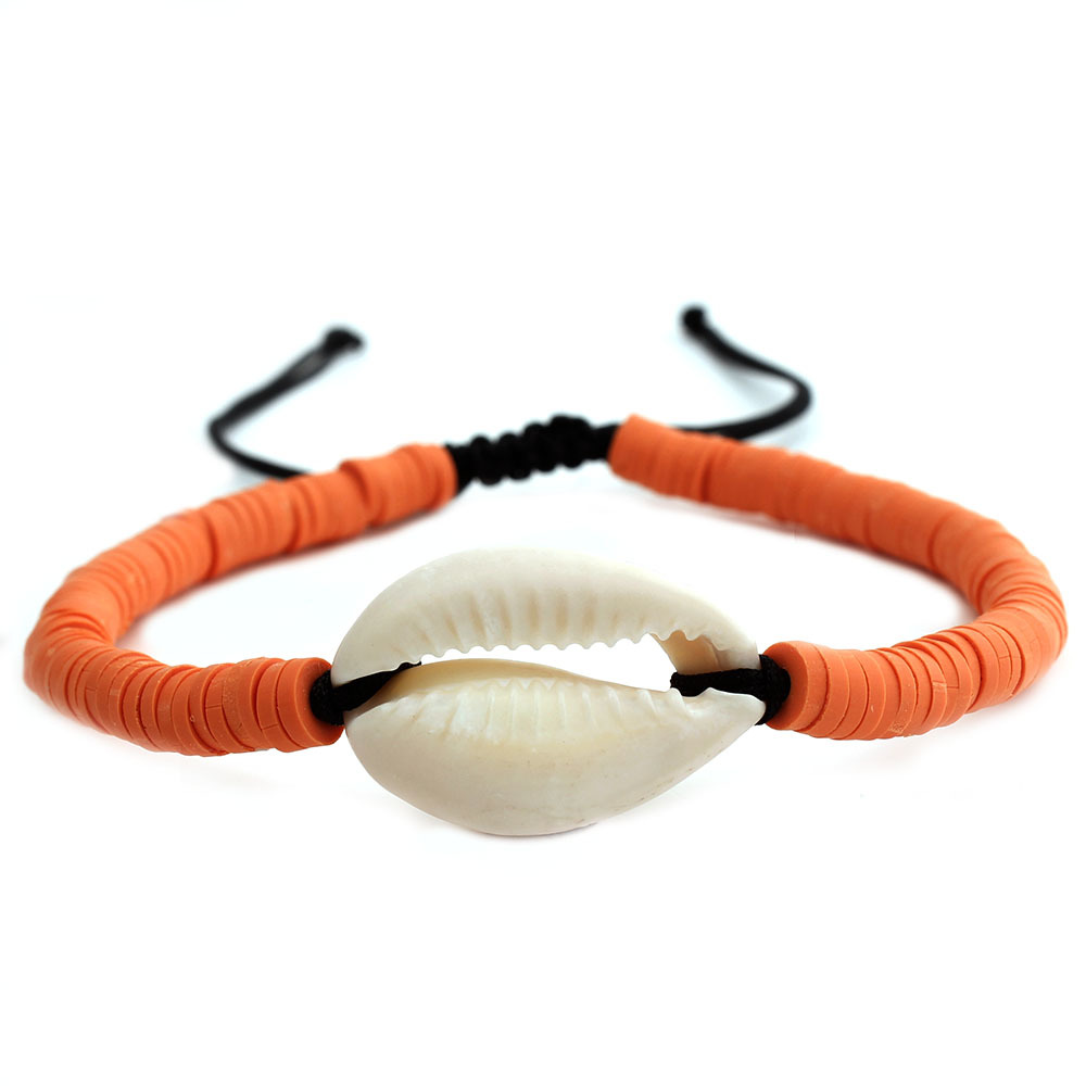 bracelet Jewelry Summer Beach Multicolor Bohemian Shell Tassel Bracelet mix colors Cotton Rope Chain Woven Bracelet for Women