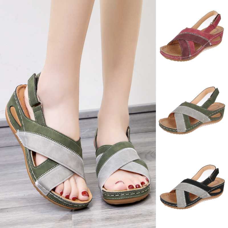 Women Summer Open Toe Comfy Sandals Super Soft Orthopedic Low Heels Walking Sandals Womens Shoes, Black
Women Summer Open Toe Comfy Sandals Super Soft Orthopedic Low Heels Walking Sandals Womens Shoes, Black