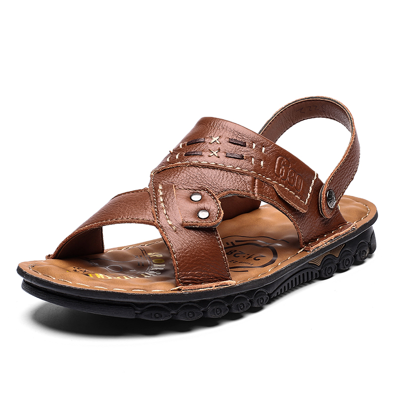 men cuero large piel big summer sandalias dress genuine sandale para geta beach man comfort on homme leather masculino shoe em, Black
men cuero large piel big summer sandalias dress genuine sandale para geta beach man comfort on homme leather masculino shoe em, Black