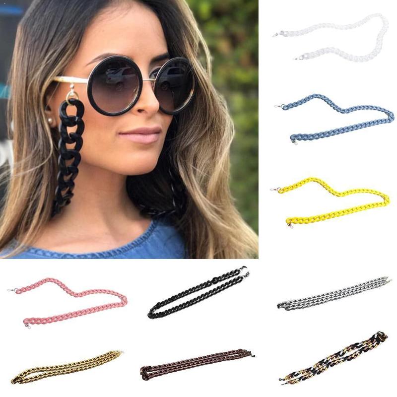Resin Acrylic Glasses Chain Fashion Transparent Leopard Glasses Largand Multicolor Rope Chain Print Hanging Anti-lost A2J4
Resin Acrylic Glasses Chain Fashion Transparent Leopard Glasses Largand Multicolor Rope Chain Print Hanging Anti-lost A2J4