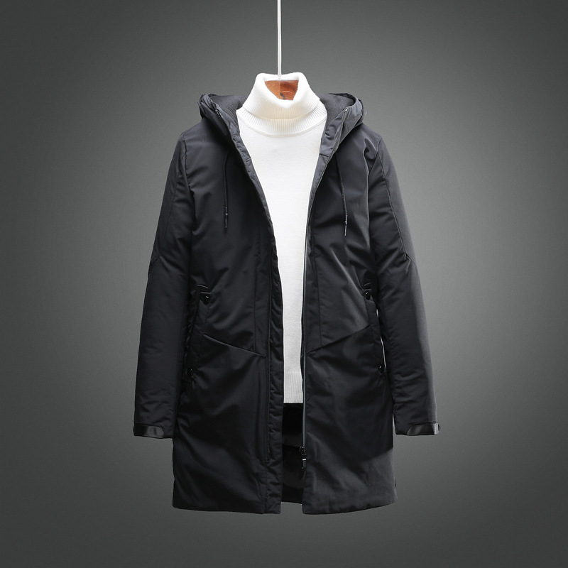 Men' Winter Long Cotton-padded Men' Down Cotton-padded Jacket Parkas Hooded Coat Down Cotton Suit Windbreaker, Black
Men' Winter Long Cotton-padded Men' Down Cotton-padded Jacket Parkas Hooded Coat Down Cotton Suit Windbreaker, Black