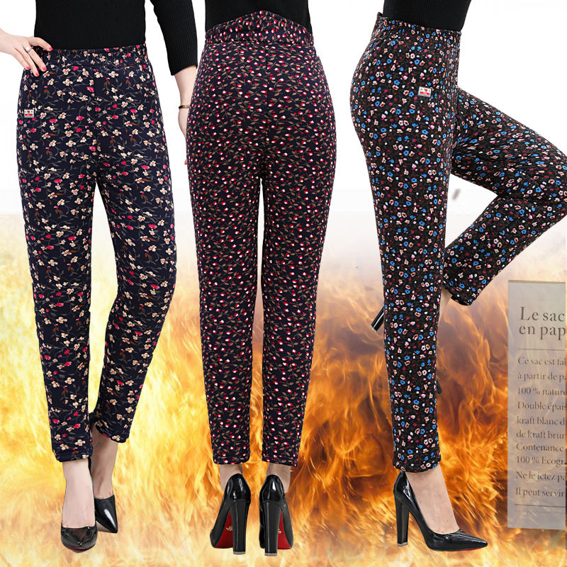 2020 New Autumn Winter Women's High Elasticity Plus Velvet Leggings Female Plus Size Fleece Flower Print Pencil Trousers M155, Jin zhi yu ye
2020 New Autumn Winter Women's High Elasticity Plus Velvet Leggings Female Plus Size Fleece Flower Print Pencil Trousers M155, Jin zhi yu ye