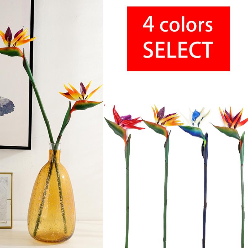 80Cm Artificial Flower Bird Of Paradise Strelitzia Floor Fake Flower Feel Green Floar Decoration For Room Wedding Party, Blue
80Cm Artificial Flower Bird Of Paradise Strelitzia Floor Fake Flower Feel Green Floar Decoration For Room Wedding Party, Blue