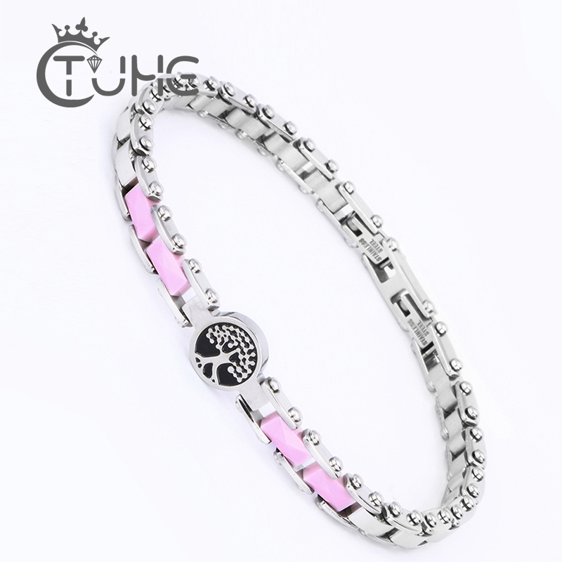 5mm Ship Bracelet Jewelry Stainless Steel Pink White Black Ceramic Charm Bracelet Female Jewelry Fashion Style Hot Sale
5mm Ship Bracelet Jewelry Stainless Steel Pink White Black Ceramic Charm Bracelet Female Jewelry Fashion Style Hot Sale