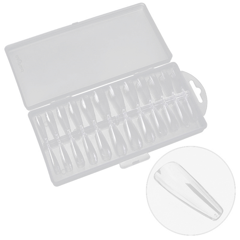 2020 Fashion 240PCS Women Ladies New Clear Full Cover ABS False Nail Tips Natural Long Ballerina Nails Art DIY Manicure Tools
2020 Fashion 240PCS Women Ladies New Clear Full Cover ABS False Nail Tips Natural Long Ballerina Nails Art DIY Manicure Tools