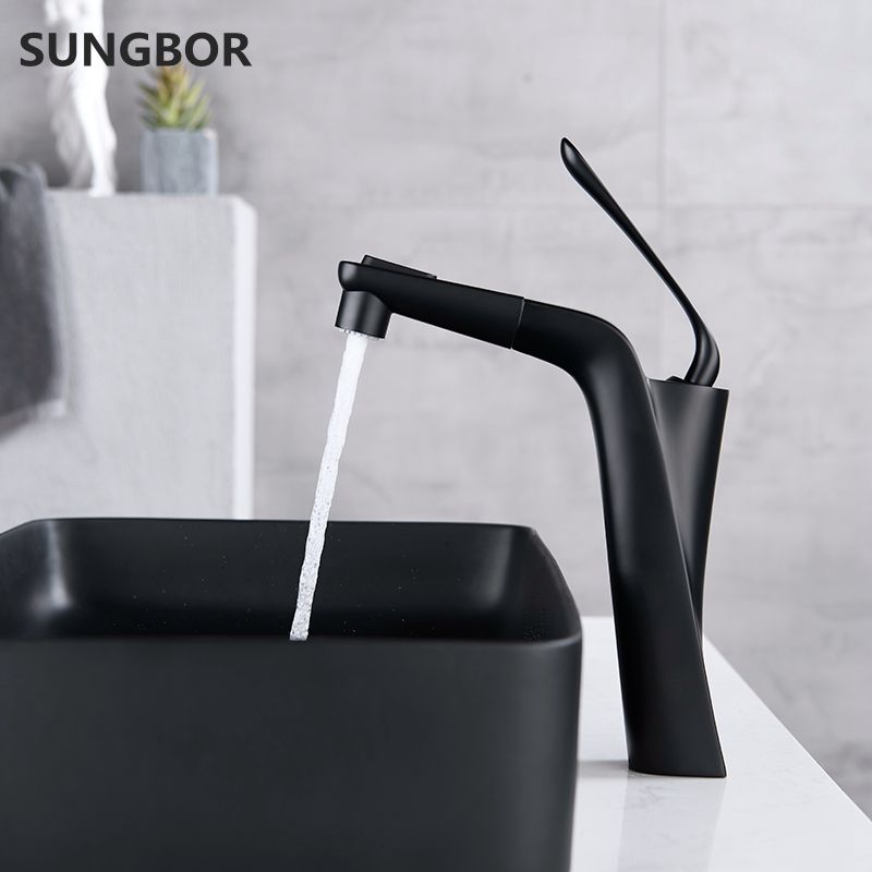 Pull Out Basin Faucet Bathroom Sink Faucet Single Handle Hot Cold Water Tap Deck Mount Waterfall Bathroom Gold Black
Pull Out Basin Faucet Bathroom Sink Faucet Single Handle Hot Cold Water Tap Deck Mount Waterfall Bathroom Gold Black