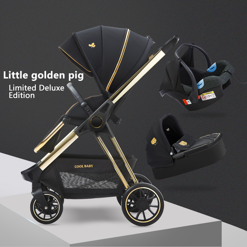 Luxury Baby Trolley High landscape stroller 3 in 1 Babt Pram Two-way Portable kid car
Luxury Baby Trolley High landscape stroller 3 in 1 Babt Pram Two-way Portable kid car