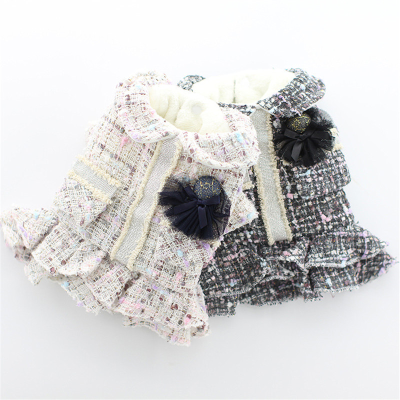 Autumn Winter Dogs Dresses Fashion Stripe Pet Skirts Plaid Cats Clothes Party Wedding Dog Apparel Thick Warmer Puppy Clothing
Autumn Winter Dogs Dresses Fashion Stripe Pet Skirts Plaid Cats Clothes Party Wedding Dog Apparel Thick Warmer Puppy Clothing